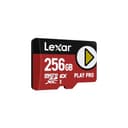 Lexar PLAY PRO Scheda MicroSDXC Express 256GB, fino a 900MB/s lettura, 600MB/s scrittura, ottimizzata per gaming, A2, 4K, ad alta velocità per console portatili, Switch, dispositivi di gioco portatili - 1