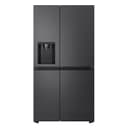 LG Electronics GSJC41EPPE Side by Side Kühlschrank mit Door-in-Door Funktion | kein Festwasseranschluss nötig | Modern Flat Door | Essence Matte Black - 1