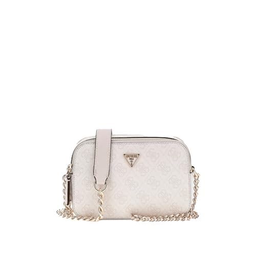 GUESS Noelle II Crossbody Camera Bag White Logo