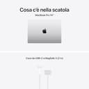 Apple 2025 MacBook Pro Laptop con chip M5, CPU 10 core, GPU 10 core: progettato per Apple Intelligence, display Liquid Retina XDR 14,2", memoria unificata [16GB], SSD [1TB]; Argento - 6