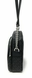 Michael Kors Jet Set Travel Medium Logo Crossbody Bag (black) - 6