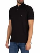 Tommy Hilfiger Herren Poloshirt Kurzarm 1985 Regular Fit, Schwarz (Black), L - 1