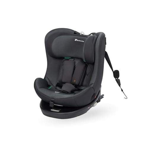 Bebeconfort Evolvefix I-Size, 360 Swivel Car Seat, Isofix Car Seat For 0–12 Years, 40–150Cm, 0-36 Kg, Group 0+/1/2/3, Rear Facing, 5 Recline Positions, Side Impact Protection, Top-Tether, Tinted Black