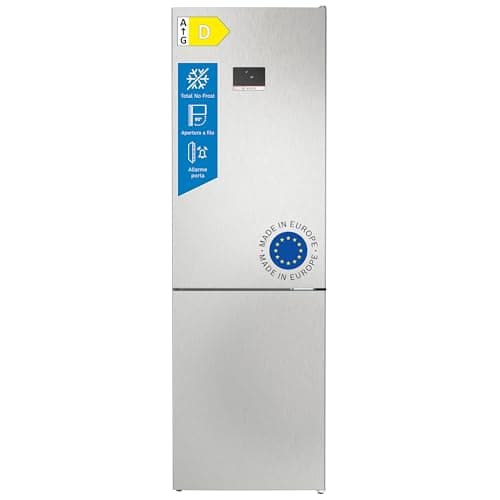 Bosch KGN367LDF Serie 4 Frigorifero combinato da libera installazione, Total No Frost, VitaFresh XXL Tecnologia Inverter Intelligente, PerfectFit, Acciaio, 186x86 cm