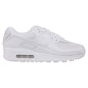 Nike Women's Air Max 90 Shoe Running, White/White-White-Wolf Grey, 10 UK ,CQ2560-100 - 2