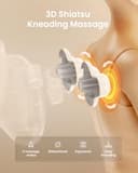 RENPHO Back Massager, 4D Kneading Massage Pillow with 3 Intensities, Neck Massager with Heat, Shiatsu Back Neck and Shoulder Massager with Bi-Direction, Deep Massage Cushion for Office, Home - 2