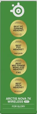 SteelSeries Arctis Nova 7X Wireless Gen 2 - Xbox Headset - Gaming Headset - Mobile App Control - 50+ HR with Fast Charge - Compatible with Xbox PC, Switch & More - Mixable 2.4GHz/Bluetooth - Black - 20
