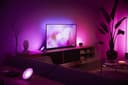 Philips Hue White & Color Ambiance Bloom Tischleuchte (500 lm), dimmbare Tischleuchte für das Hue Lichtsystem mit 16 Mio. Farben, smarte Lichtsteuerung über Sprache oder App, schwarz - 5