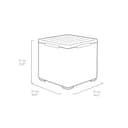 Keter Marie Outdoor Lounge Set | 2 Sofas + Vigo Storage Table + Cushions | Rattan-Effect Finish | Weatherproof Resin | 15-Min Easy Assembly | 3-Year Guarantee - 10