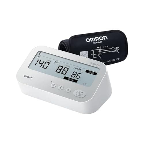 OMRON X4 Connect AFib Automatic Blood Pressure Monitor with App and Bluetooth, Upper Arm Blood Pressure Monitor with Atrial Fibrillation (AFib) Detection, Clinically Validated, Diabetics and Pregnant