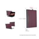 Laptop-Hülle für Lenovo ThinkPad X1 Carbon Gen 13 Aura Edition, ThinkPad X1 Carbon Gen12 Intel (14 Zoll), All-Inclusive-Drop-Case, PU-Leder, Schutzhülle, abnehmbare Schale, Weinrot - 2