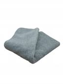 Wool & Home Merino Wolldecke 220x200 cm – Kuscheldecke aus 100% Merinowolle, Einfarbig Grau – Gewicht 500 g/m² – Atmungsaktiv und Langlebig - 3