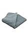 Wool & Home Merino Wool Blanket 140 x 200 cm - Cuddly Blanket Made of 100% Merino Wool, Plain Grey - Weight 500 g/m² - Breathable and Durable - 3