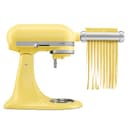 KitchenAid 5KSM195PSEBT Küchenmaschine 4,7 l Butter – ARTISAN, mit kippbarem Motorkopf, 2 Edelstahlschüsseln, Gehäuse aus Spritzgussmetall - 5