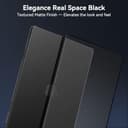 EooCoo Case Compatible for MacBook Pro 16 inch M5 M4 M3 M2 M1 Pro/Max A3428 A3429 A3186 A3403 A2991 A2780 A2485, 2026 2025-2021, [Show Original Texture] Ultra-thin Matte Hard Shell Cover, Frost Black - 3