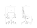 Steelcase Please, silla de oficina ergonómica con respaldo alto regulable en altura y brazos regulables Ónix; Fabricado en Europa - 3
