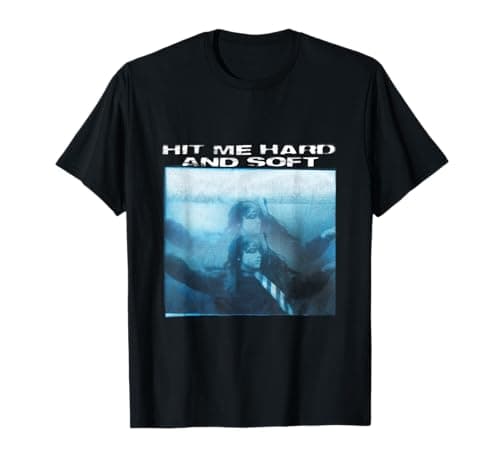 Official Billie Eilish Hit Me Hard and Soft Floating T-Shirt, black