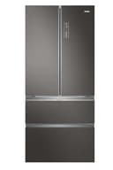 Haier French Door Kühl-Gefrierkombination I 83 cm Breite, 539 L I French Door Kühlschrank mit Eiswürfelbereiter, Touch & No Frost I Doppeltür Kühlschrank mit Gefrierfach I FD 83 SERIE 7 HB18FGSAAA - 1