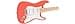 Squier by Fender Limited Edition Sonic® Stratocaster® Electric Guitar, Maple Fingerboard, White Pickguard, Tahitian Coral - 3