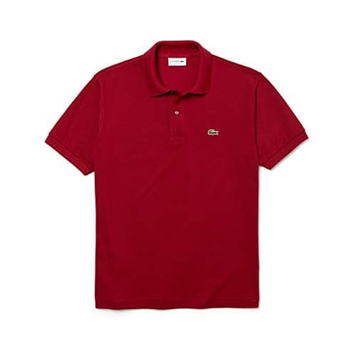 Lacoste L1212 Camisa Polo, Rojo (Bordeaux), XL Hombre