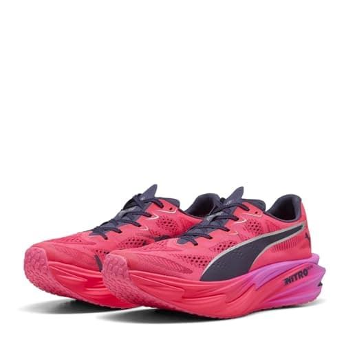 PUMA Womens Deviate Elite 4 Road Running Shoes Hyrox Pink 7 UK