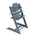 Stokke Tripp Trapp High Chair, Fjord Blue - Includes Chair + Baby Set2 for Children from 6-36 Months - Adjustable, Ergonomic & Easy to Clean - 1