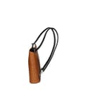 Damentasche mit Griffen und umwandelbar in einen Rucksack aus echtem Leder mit Straußenprägung. Italienisches Handwerksprodukt. Hergestellt in Italien GLX22300523FBG-06_CUOIO_20_BLACK 28x25x9 cm - 5