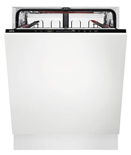 AEG FSE63617P Vollintegrierter-Geschirrspüler / 60cm / AirDry - perfekte Trocknungsergebnisse / A+++ / energiesparend / Besteckkorb / QuickSelect Display / Beladungserkennung / extra leise