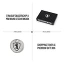 Berliner Bags Portafoglio Uomo in Vera Pelle con Protezione RFID, 4 Carte, 2 Scomparti Banconote, Portamonete, Tasca Documenti, Gettone Carrello, Scatola Regalo – Nero - 8