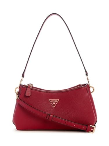 GUESS Noelle Ii 3 Compartment Crossbody, Garnet, One Size, Noelle Ii 3 Compartment Crossbody