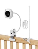 Baby Mount Compatible with Nanit Pro Smart Baby Monitor,Flexible Arm Monitor Mount,Camera Mount without Tool or Wall Damage - 1