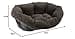Ferplast Cuccia Cane e Gatto con Cuscino SOFA' PRESTIGE 6 in Velluto, Lavabile, Lettino per Cani Gatti da Interno Imbottito, Cesta in Plastica, Fondo Forato e Poggiamento, Antiscivolo, 73 x 55 x h 27 cm, Grigio - 2
