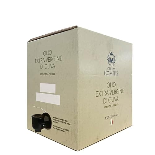 Oleum Comitis - Extra Virgin Olive Oil 100% Italian Cold Pressed - 5 l (169 fl oz) Bag in Box