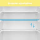 Comfee' RCB359IX2 Frigorífico combinado, 262L, Gran capacidad, Low frost, Altura 177,3 cm, Bajo nivel de ruido 39 dB, Luz LED, Temperatura regulable, Acero inoxidable - 10