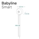 Lionelo Care Babyline Smart Smart, Baby Monitor, Baby Camera Wi-Fi, Applicazione mobile, Rilevazione di movimento e rumore, Visibilità al buio - 9