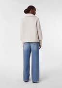 Comma Boucléjacke mit Rippbündchen und Reverskragen - 8