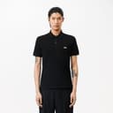Lacoste Herren Polo-Shirt Kurzarm PH4012, Männer Polo-Hemd,2 Knopf,Slim Fit,Schwarz,6 - 5