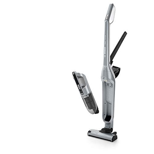 Bosch Flexxo Serie | 4 - Aspirapolvere Ricaricabile senza Filo, Scopa Elettrica e Aspirapolvere a Mano 2 in 1 con Accessori Multisuperficie Integrati, 21.6V, Grigio