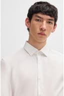 HUGO Kenno, Camicia, Bianco (Open White 199), 41, da Uomo - 5