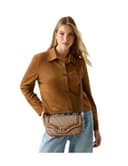 GUESS borsa a tracolla Dea Flap Shoulder Bag Latte Logo beige - 2