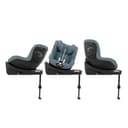 CYBEX Gold Kinder-Autositz Sirona G i-Size Plus, Ohne Base, Ab ca. 3 Monaten bis 4 Jahre, Max. 19 kg, 61 - 105 cm (Ab Geburt / 40 cm mit Neugeboreneneinlage), Stormy Blue - 11