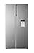 Haier SBS 90 Series 5 HSR5918DWMP - Frigorífico Side by Side, con Dispensador de Agua, Apertura puertas 90 grados, Motor Inverter, Total No Frost, Ancho 90cm, Capacidad XXL 521L, Iluminación LED, Inox - 1