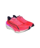 Puma Deviate Nitro 4 X Hyrox - Scarpe da corsa da uomo, Bianco-Orchidea Elettrica-Rosa Puro, 42 EU - 5