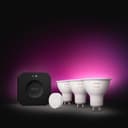 Philips Hue Kit Inicio Pro: Hue Bridge Pro + Smart button + 3 focos led inteligentes E27, Luz Blanca y Colores, funciona con Matter, Apple Home, Amazon Alexa, Google Assistant, Samsung SmartThings - 2