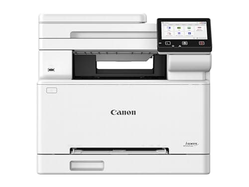 Canon i-SENSYS MF664Cdw - Impresora Láser Multifunción en Color Inalámbrica - A4, Impresión, Copia y Escaneo - vellenocidad de Impresión de 21 ppm, Pantalla Táctil LCD