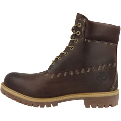 Timberland Men's Premium Lace-Up Boots 6-Inch Dark Brown 44.5