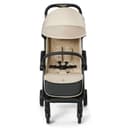 Kinderkraft APINO Passeggino Leggero fino 22 kg, Solo 7,5 Kg, Passeggino Da Viaggio, Pieghevole automatico, Schienale Regolabile In Posizione Sdraiata, Copertura Antipioggia, Beige - 4
