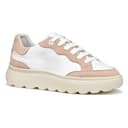 Geox - D SPHERICA EC4.1 A, Zapatillas Mujer, White/Nude, - 1
