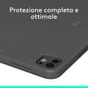 Logitech Combo Touch per iPad Pro da 13 pollici (M4)(2024) Custodia con tastiera - Tastiera staccabile retroilluminata con supporto, digitazione comoda, modalità multiuso, Layout ITA QWERTY - Grafite - 5