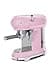 Smeg, ECF01PKEU Manual Espresso Machine, Cappuccino System, Thermoblock, Large Cup Housing and Double Coffee Function, 1 Litre Water Tank, Compact Dimensions, 1350 W, Rose - 2